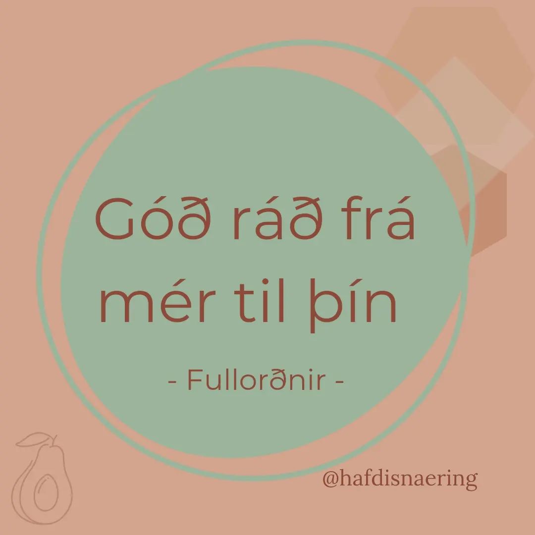 Góð ráð fyrir fullorðna